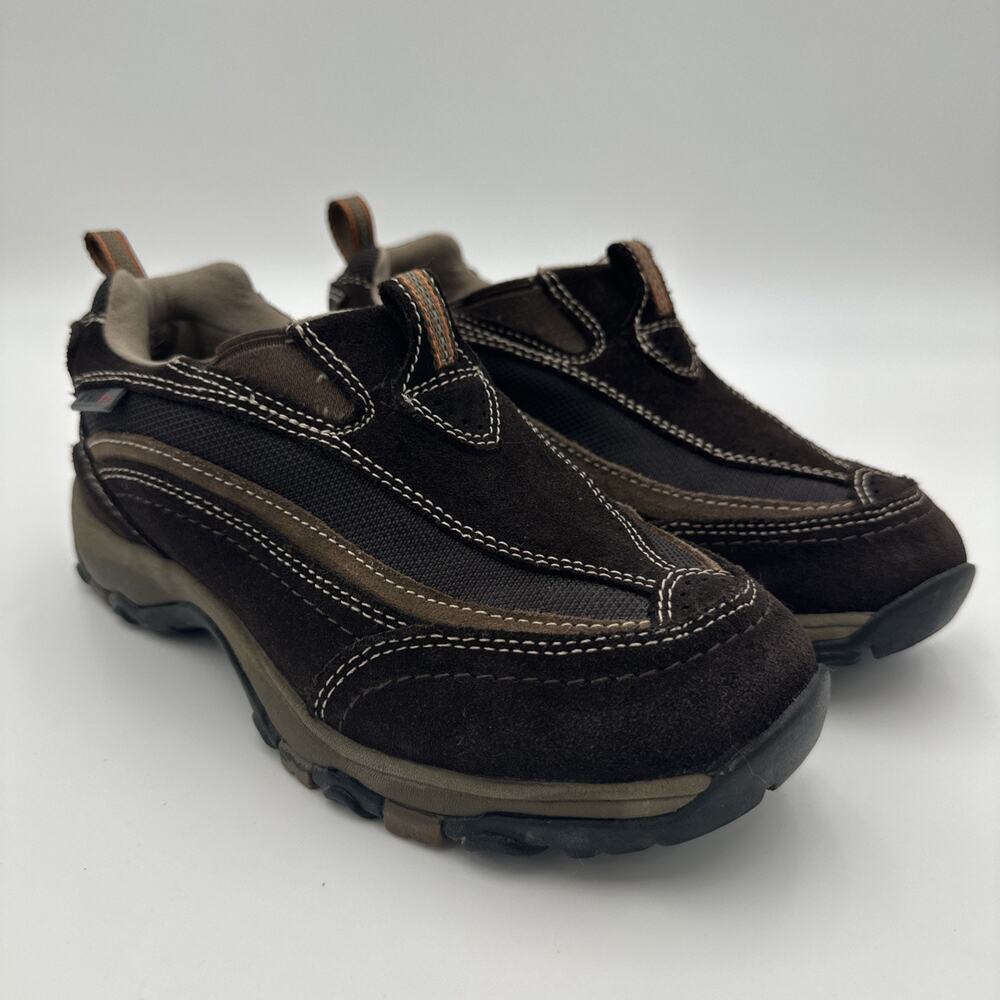 L.L. Bean Tek 2.5 Trail Shoes Womens 7 Medium Brown Suede Slip-On